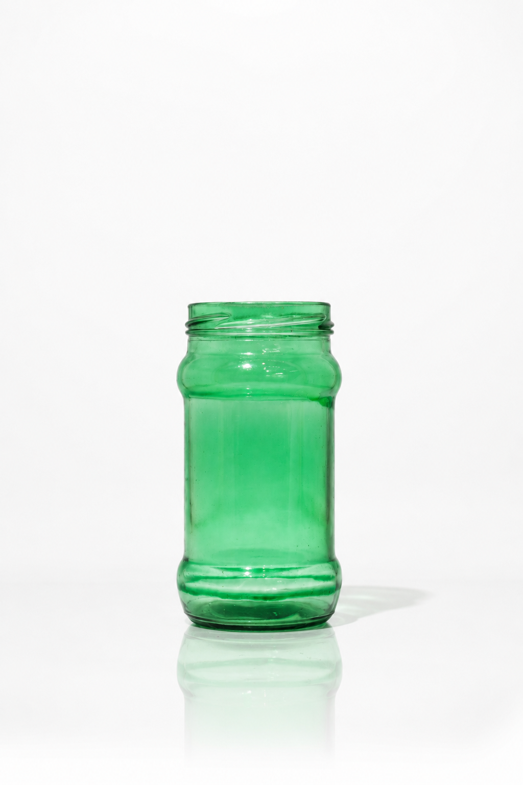 Tinted Glass Storage Jar
